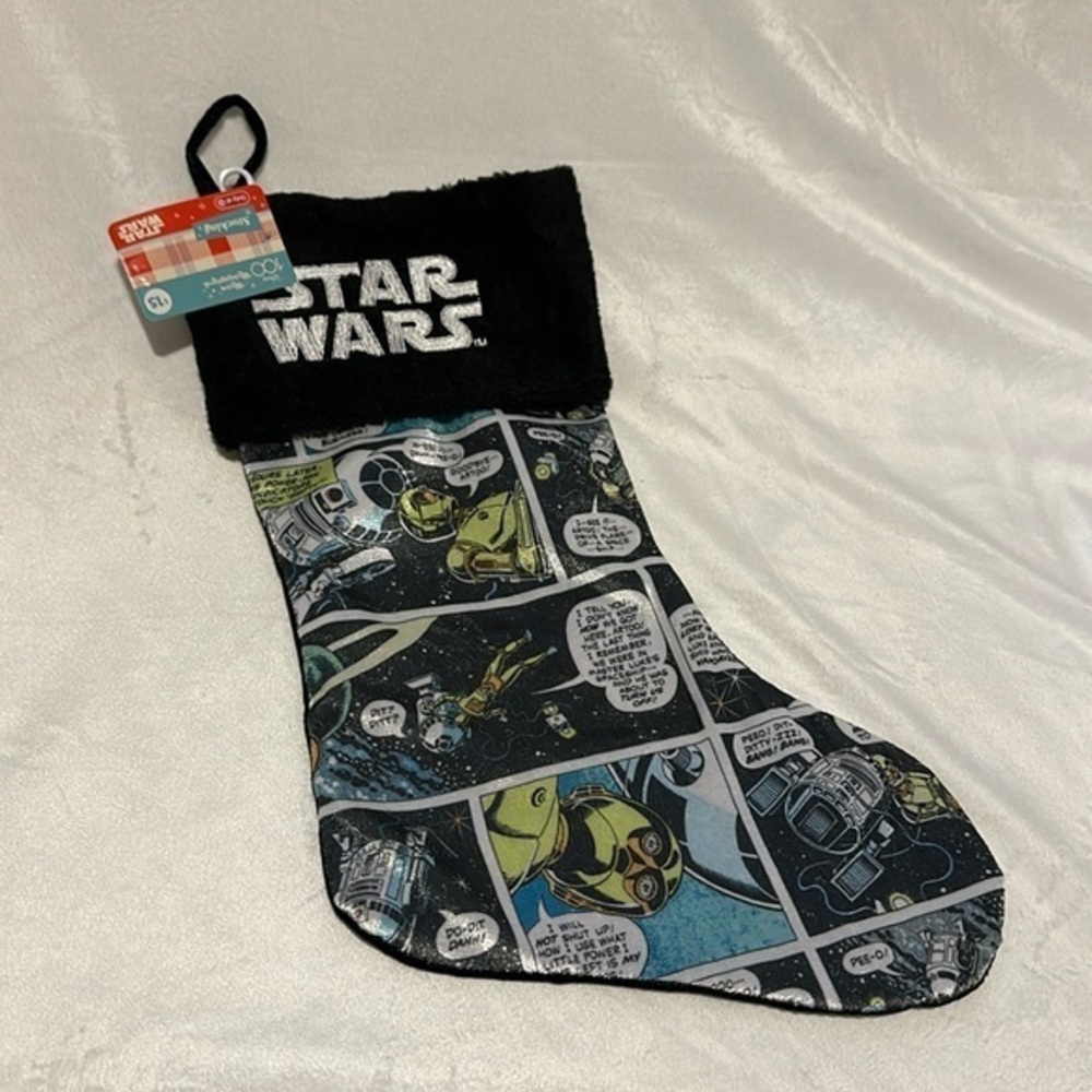 Star Wars Comic 100 Years Retro Holiday Christmas Stocking Exclusive R2D2 NEW